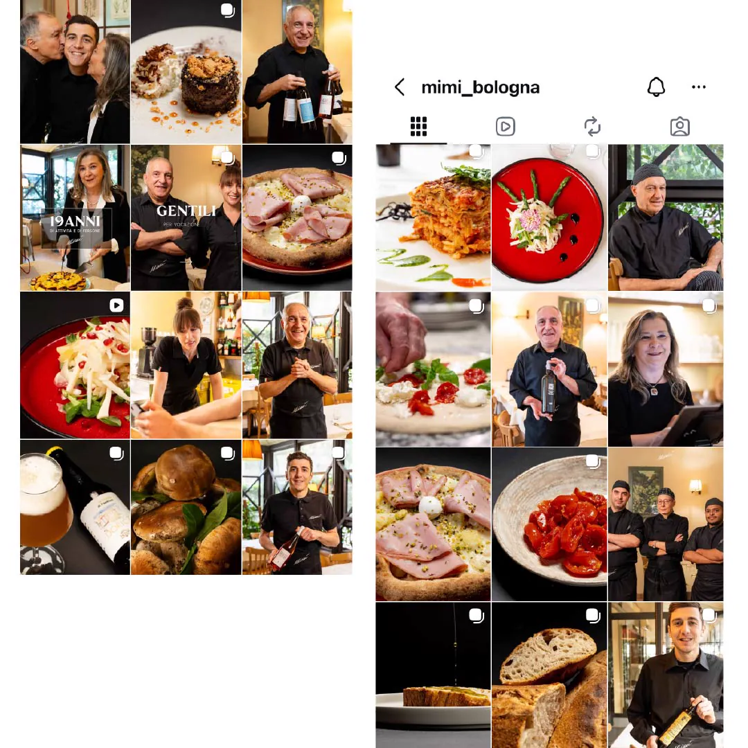 Contenuti ristorante Mimi